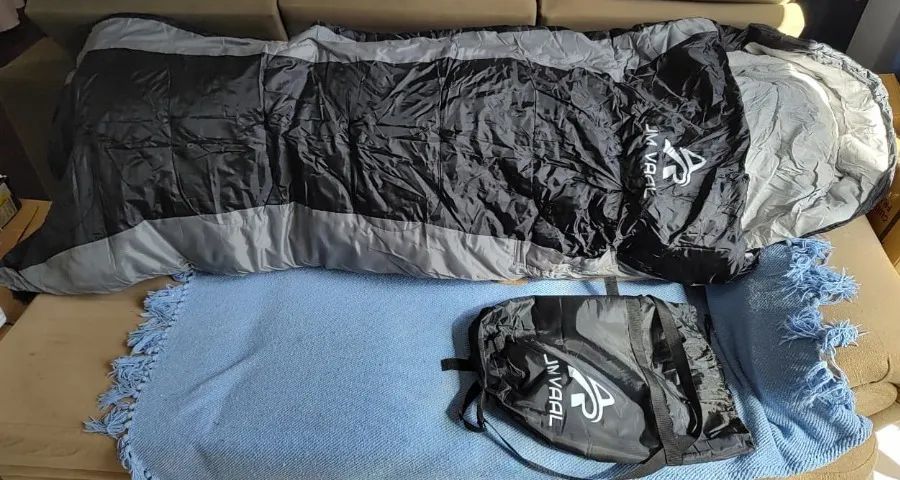 Saco De Dormir Camping Braços Extensíveis Simples Para Duplo JM VAAL - Foto 2
