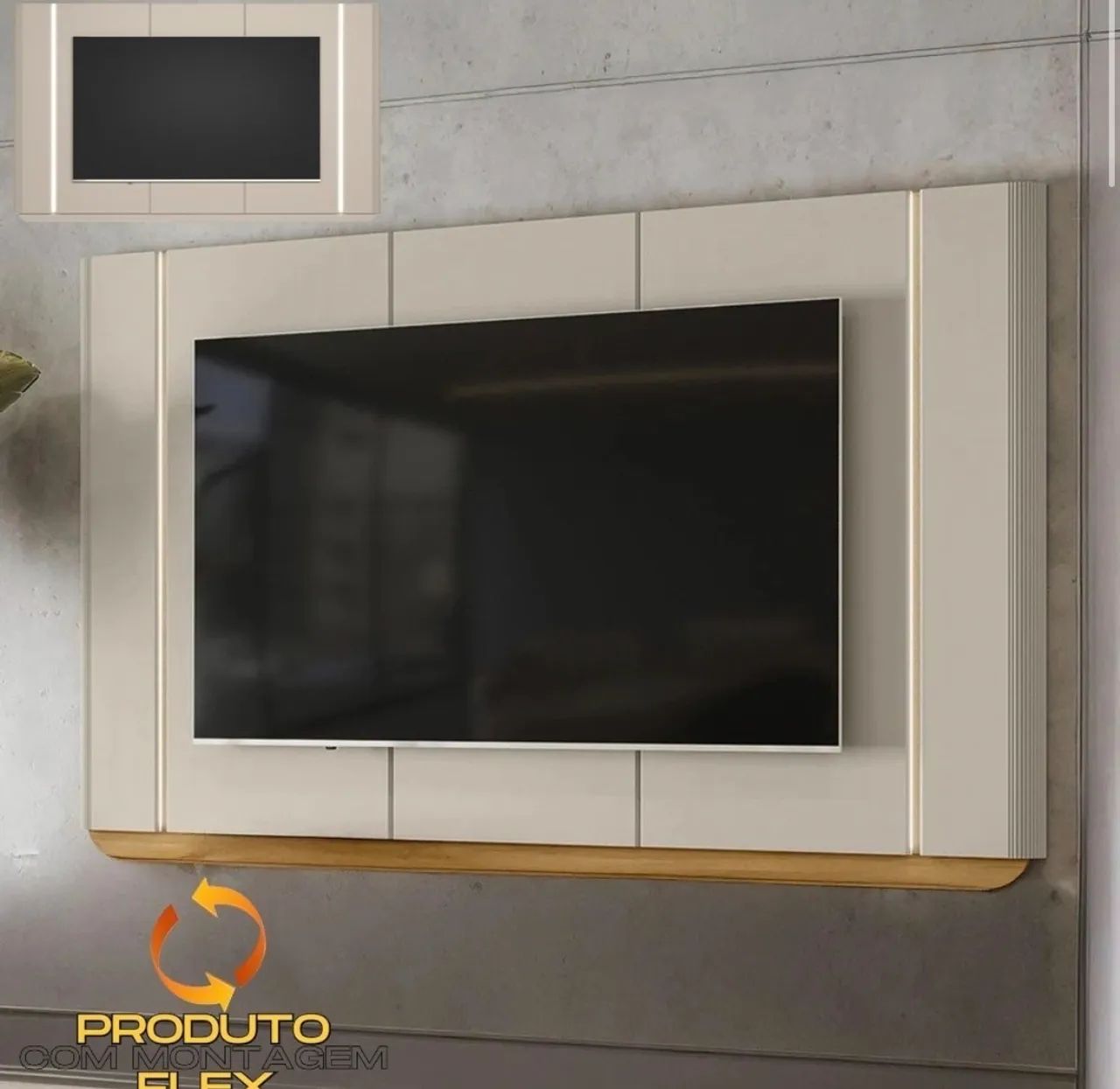 Painel Aurora Off White Tauari