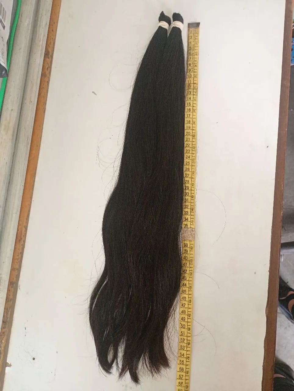 Cabelo humano brasileiro liso - Foto 2
