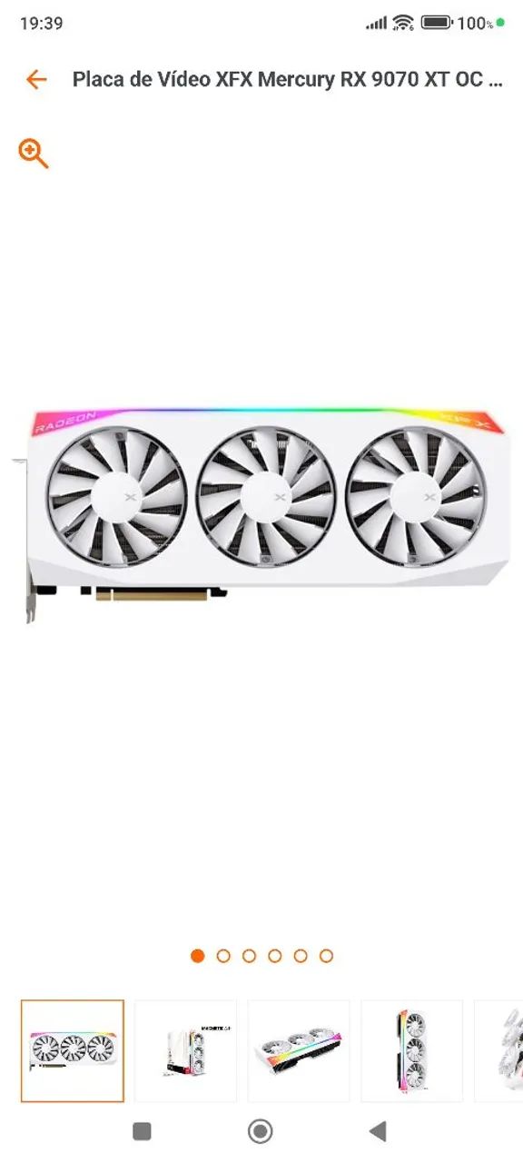 RX 9070xt Mercury OC 16GB White  - Foto 5
