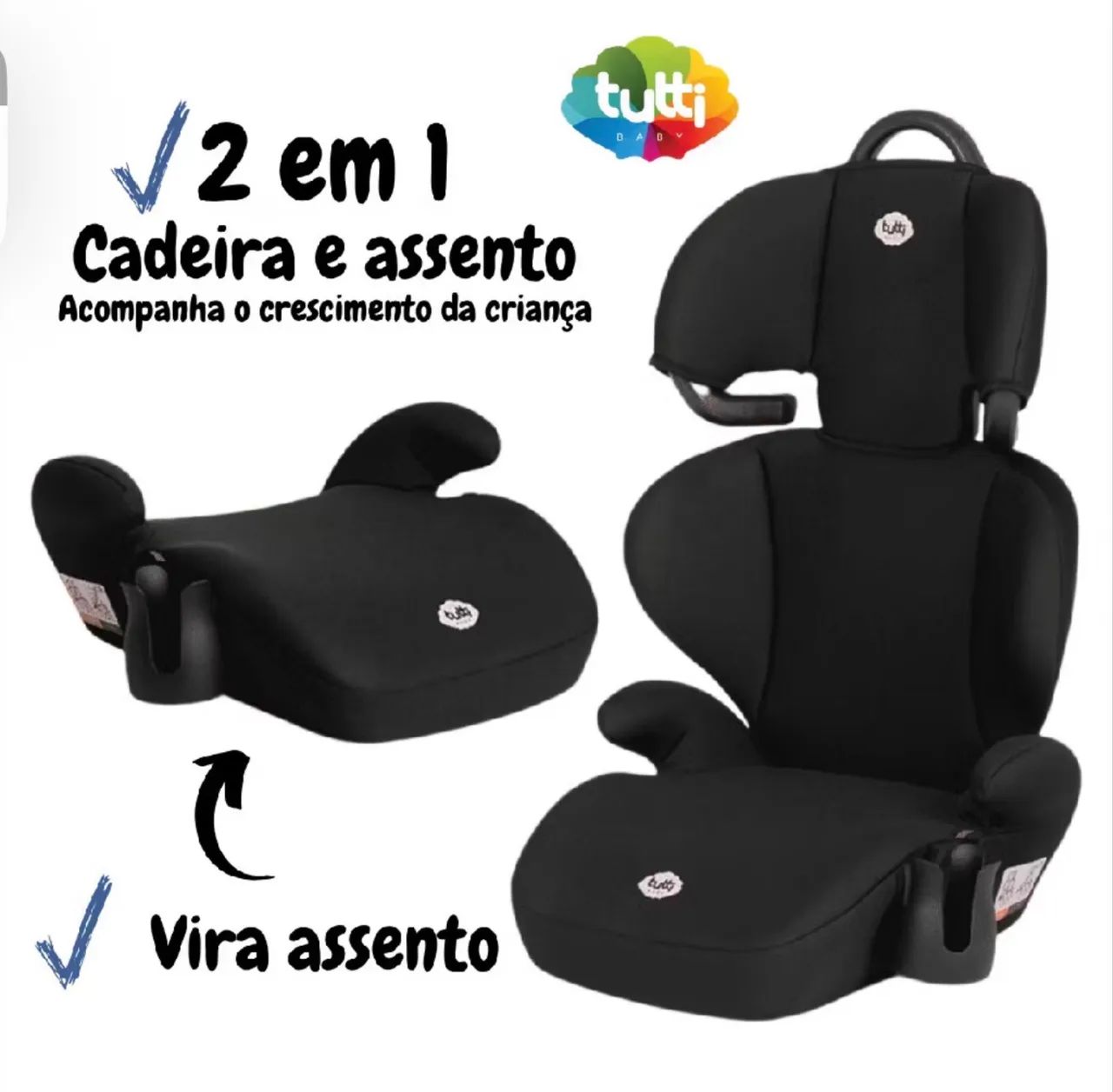 Cadeira de carro infantil 2 em 1 - Foto 4