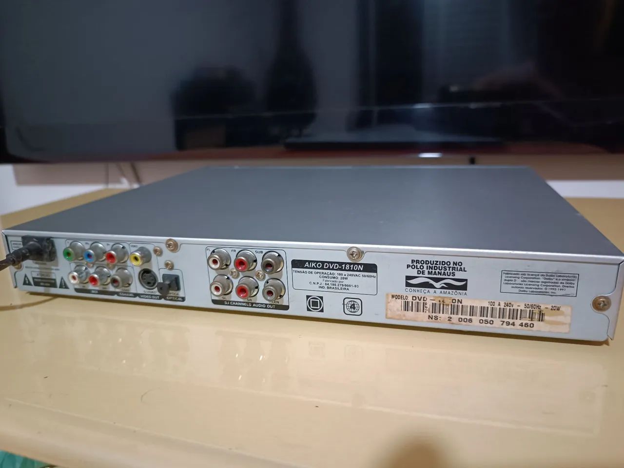 DVD Player Aiko 1810N ( ler anúncio) - Foto 5