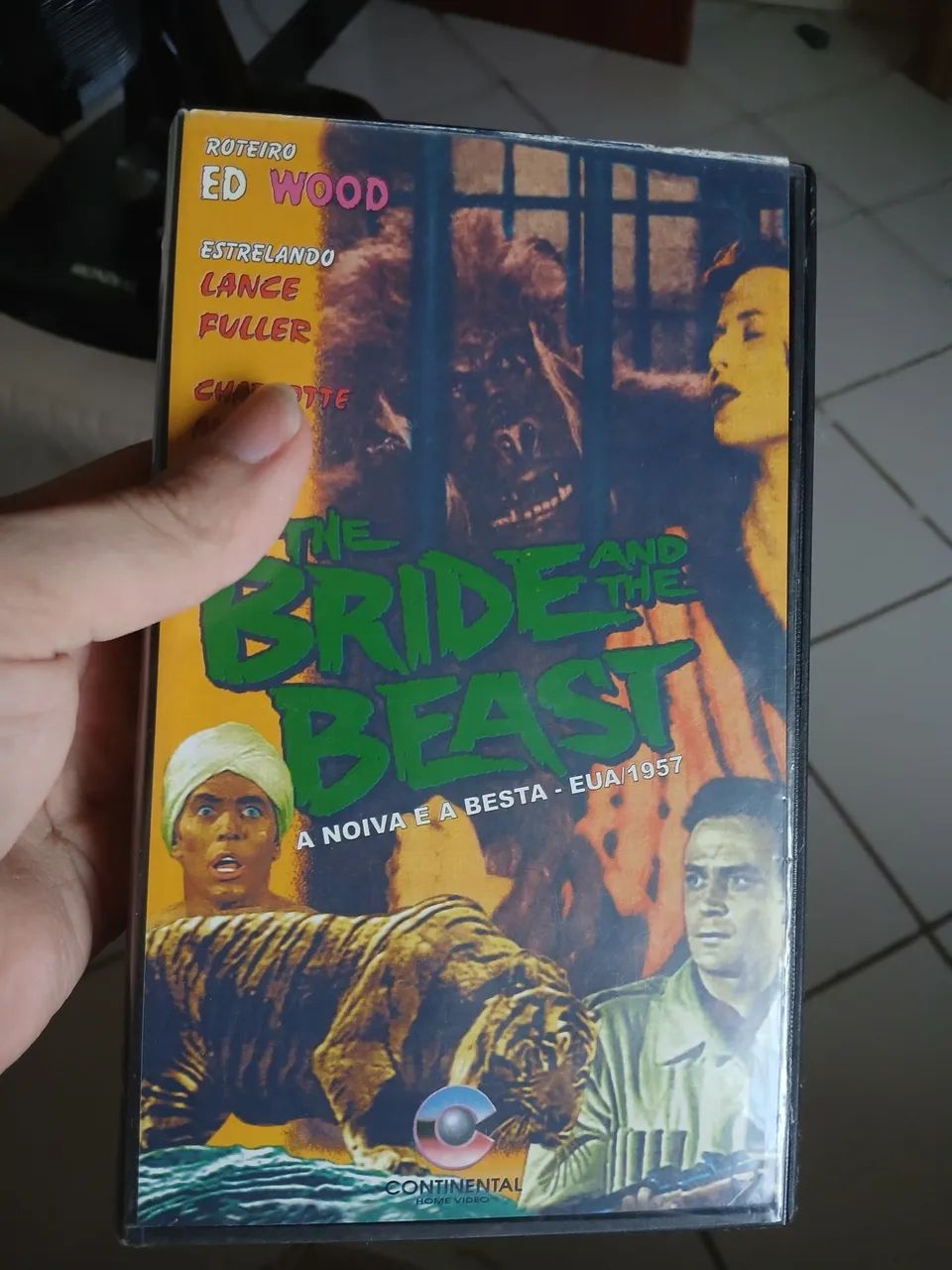 Vhs a noiva e a besta ed wood terror classico