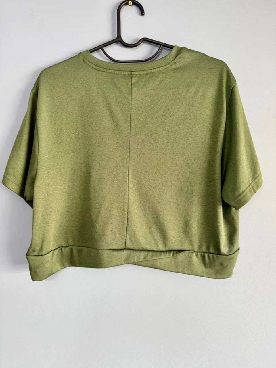 Camisa Adidas cropped Aeroready Studio TAM P - Foto 2