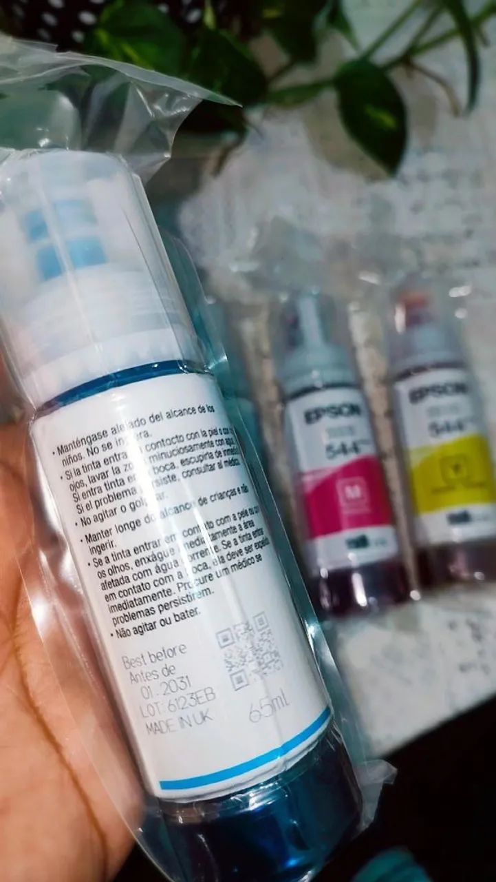 Vendo Tintas Para impressora Epson 544 Original  - Foto 2