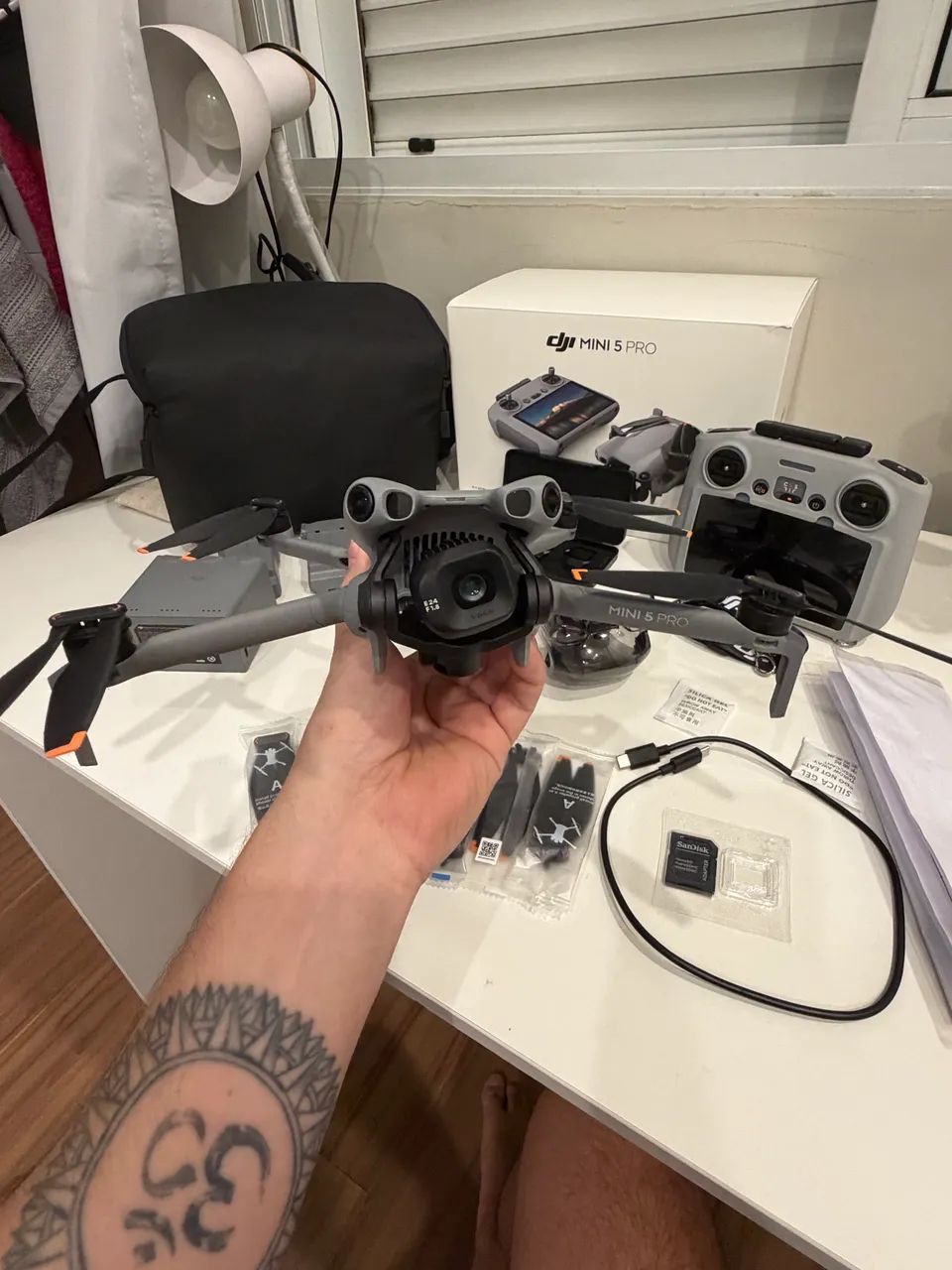 DJI Mini 5 Pro BR Fly More Combo - 3 Baterias Plus + NF + Anatel - Foto 4