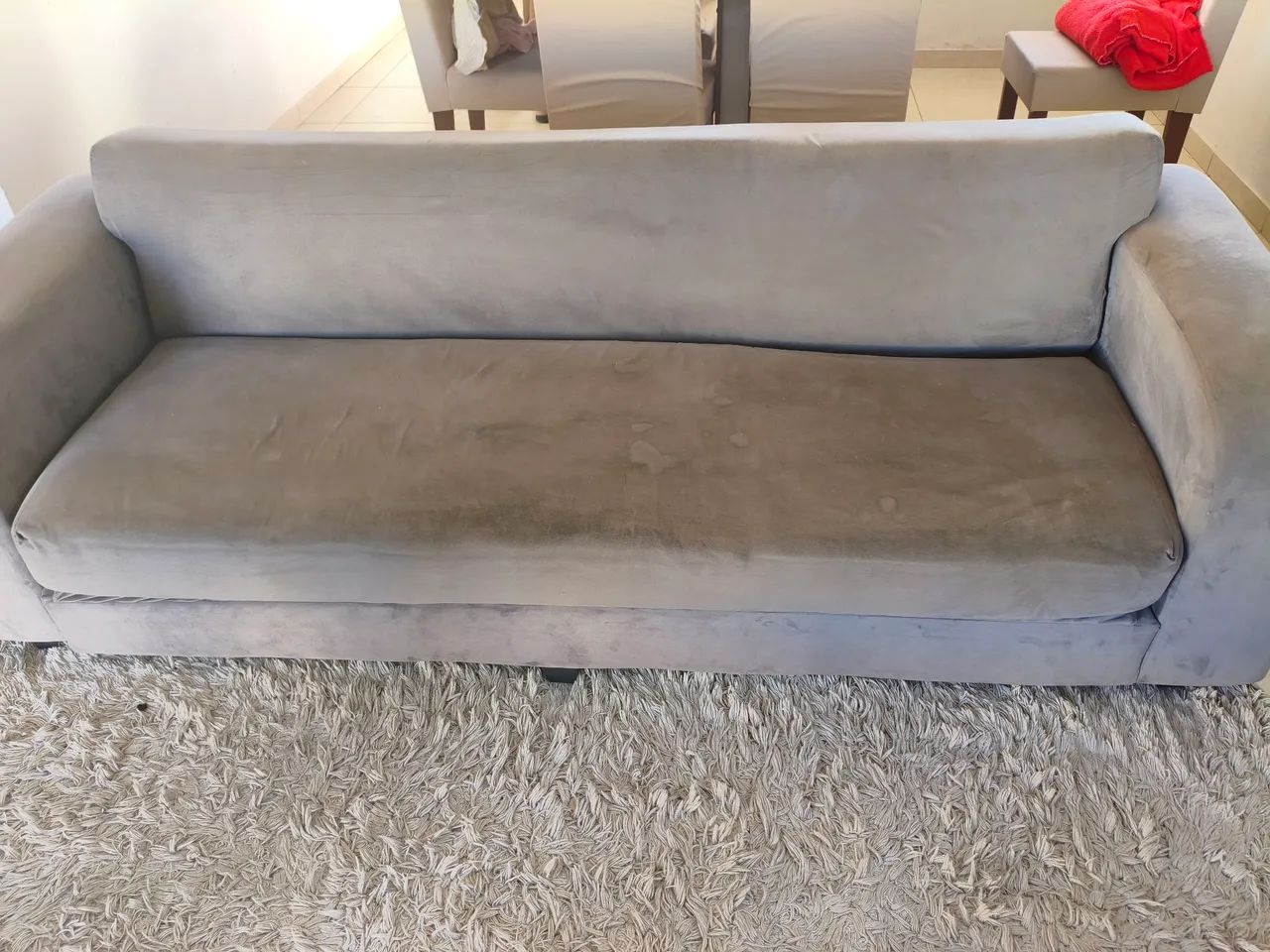 Sofá 3 lugares que vira cama 