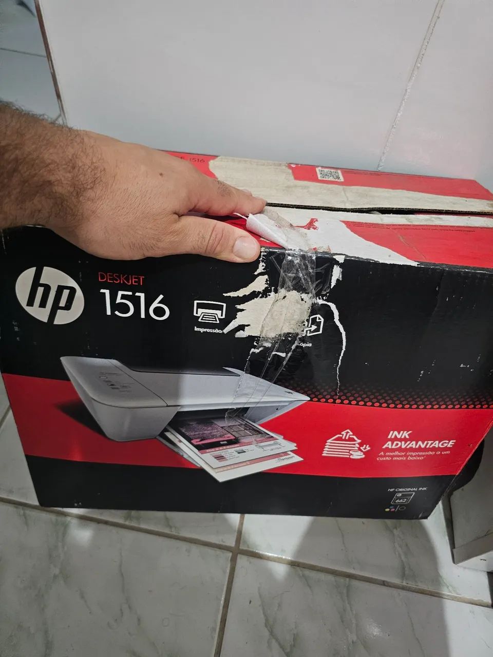 Impressora HP Deskjet 1516  - Foto 3