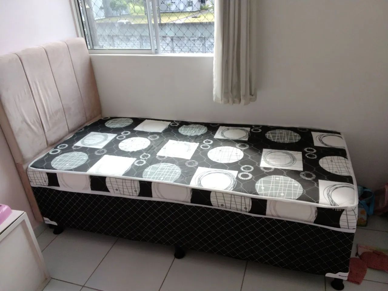 Cama de Solteiro + Caeceira Rose - Foto 2