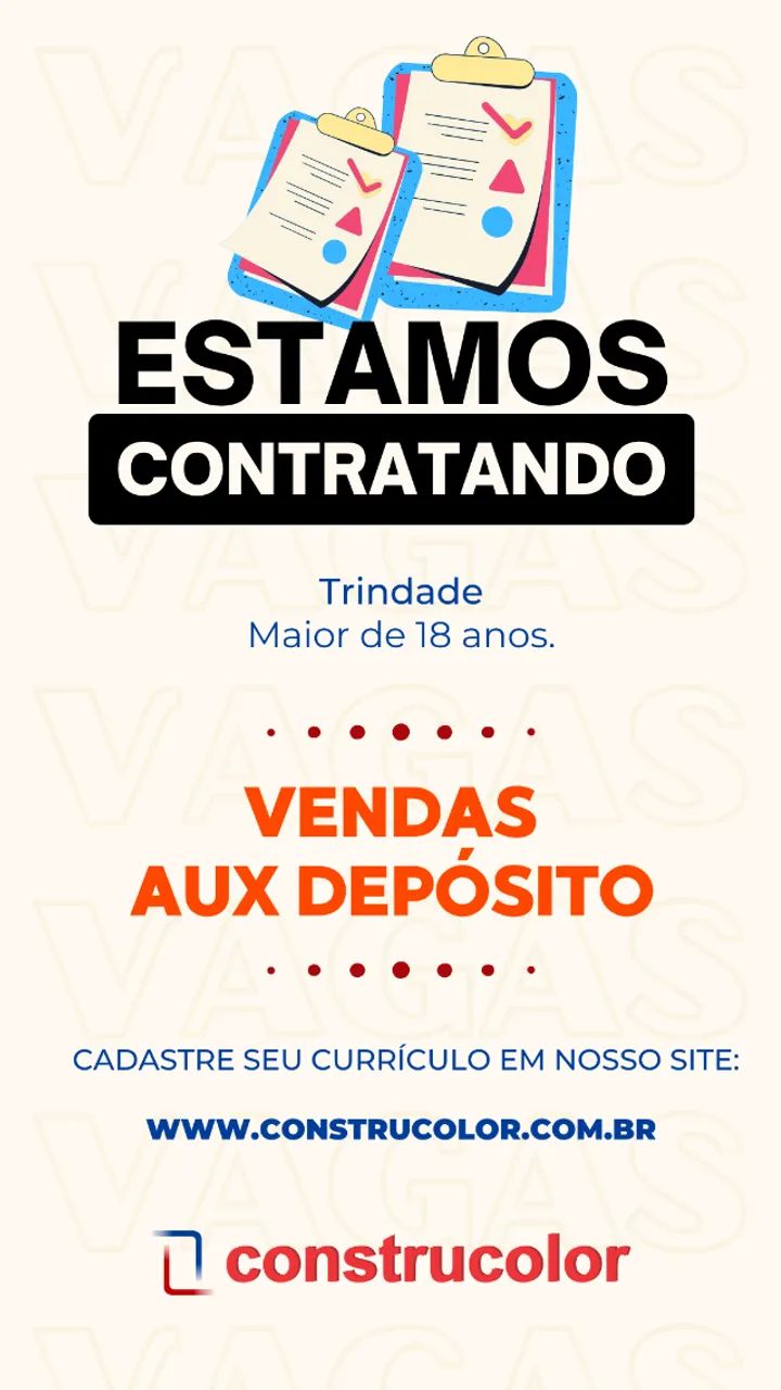 Vendas / Aux. Depósito