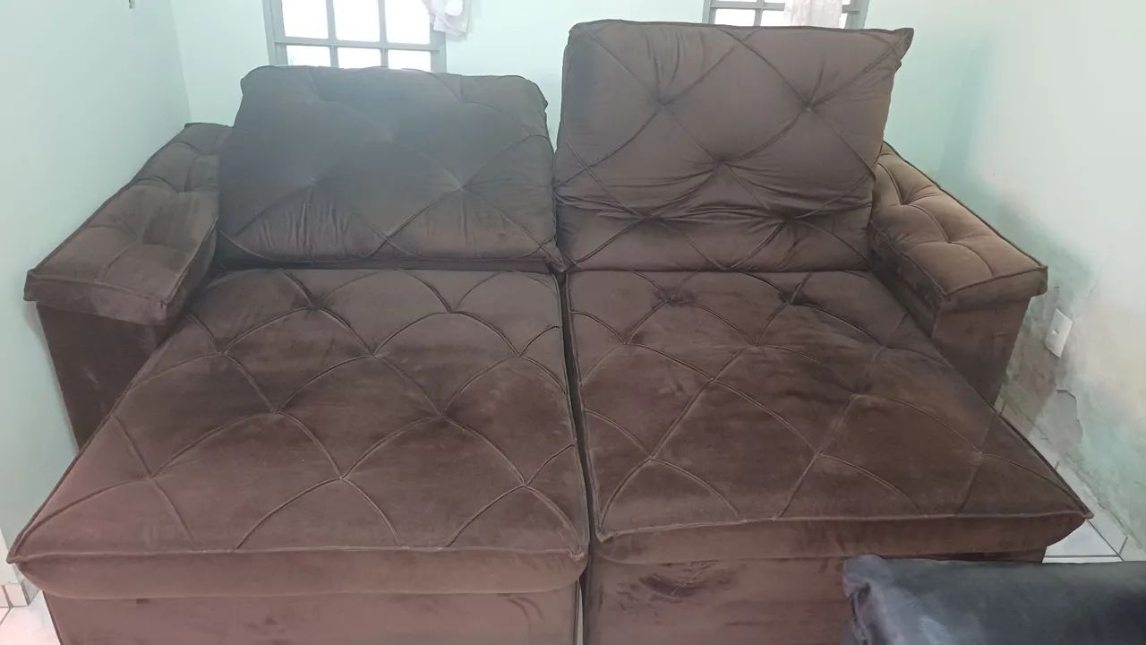 Vendo sofá retrátil e reclinável  - Foto 3