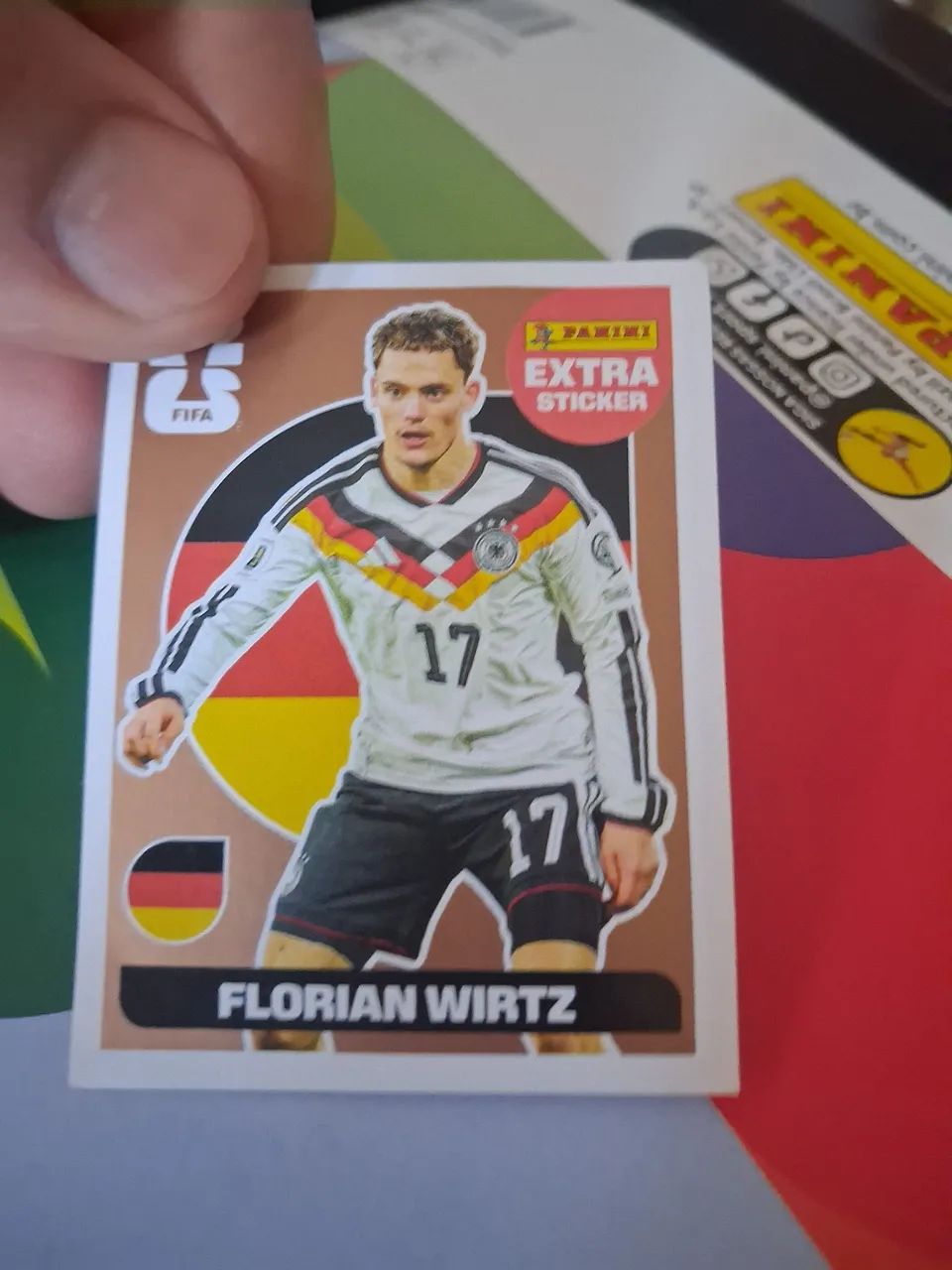 Figurinha extra copa mundo 2026
