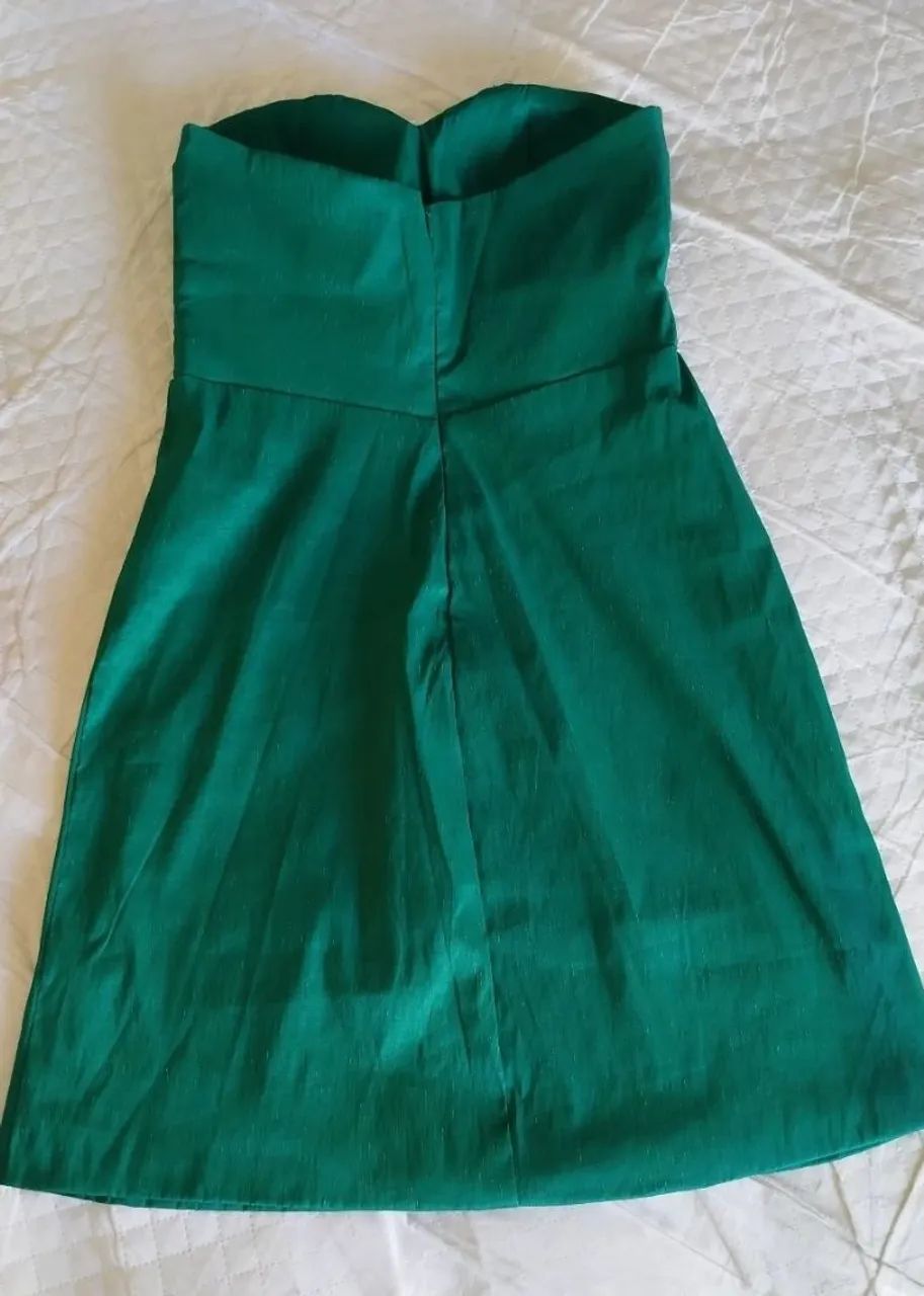 Vestido verde festa - M  - Foto 4