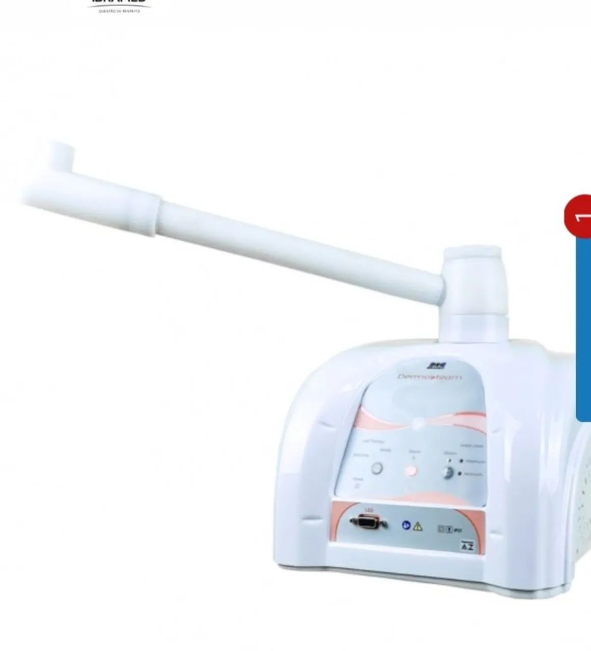 Vapor para limpeza de pele