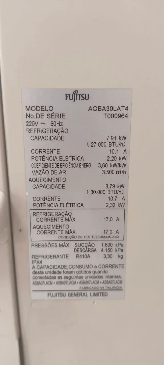 Ar-condicionado FUJITSU *LOTE COMPLETO* - Foto 3