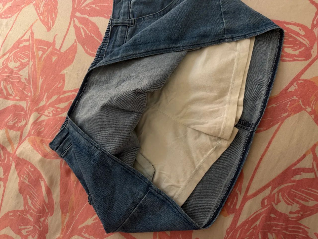 Short saia infantil 