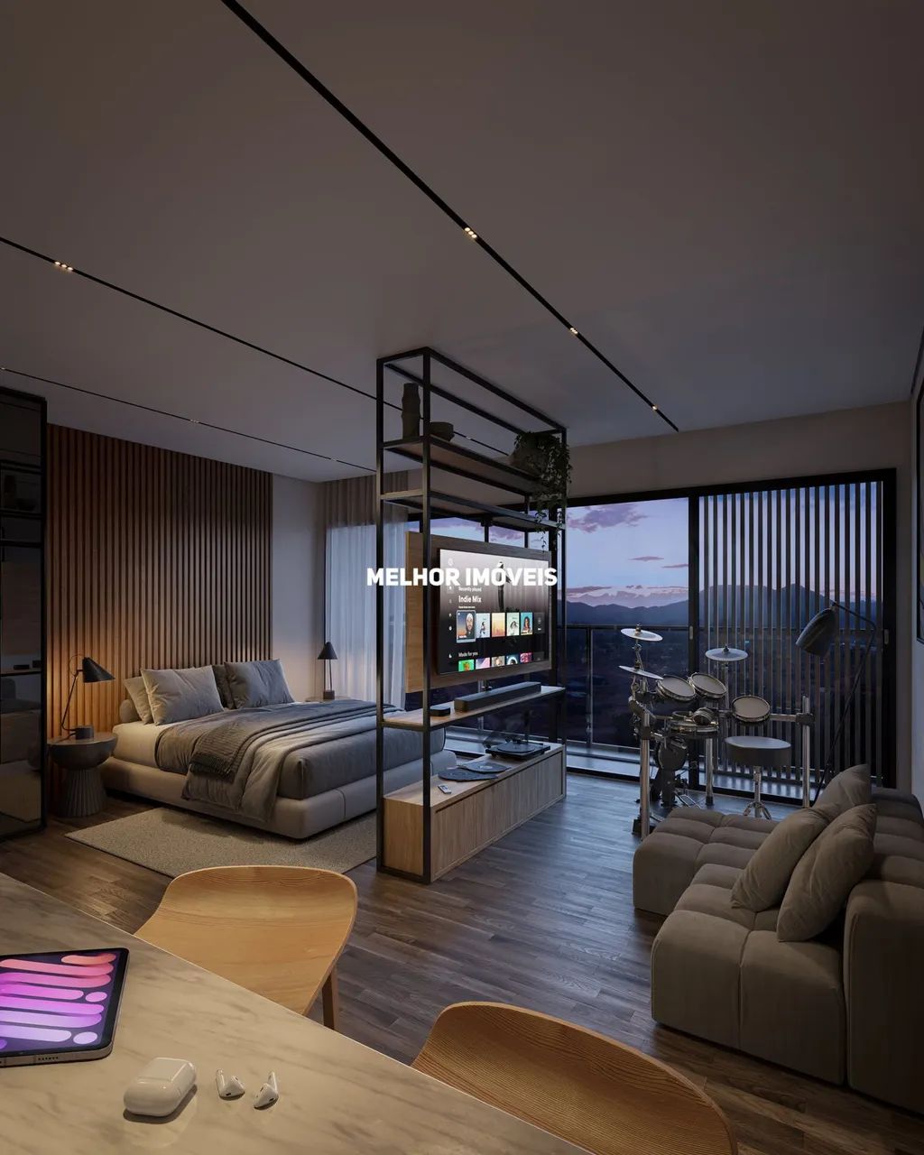 Voz - Apartamento tipo Studio no Edifício Voz no VivaPark em Porto Belo.
