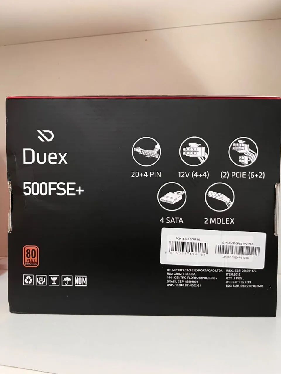 Fonte duex 80plus bronze - entregamos ! - Foto 2