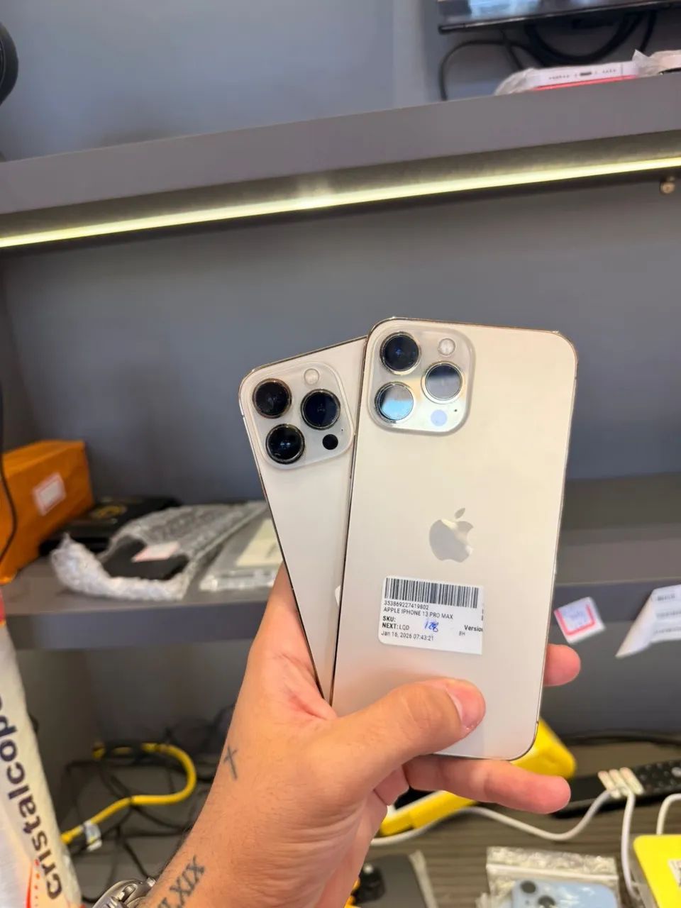 iPhone 13 Pro 256GB バッテリー最大容量86％ iPhone 13 Pro Max impecável bateria 86% todo original - Celulares