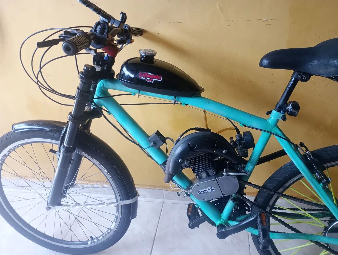 Vendo bicicleta motorizada 80 cc - Foto 5