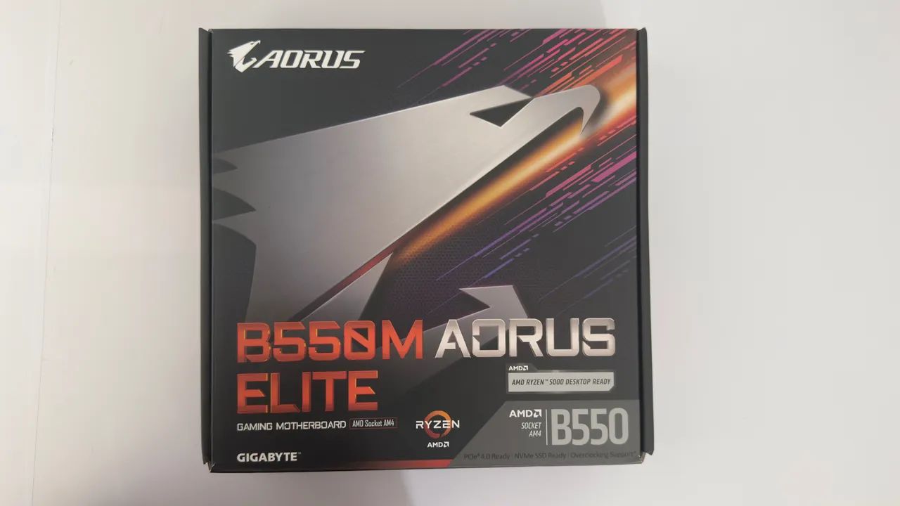 placa mãe b550m aorus