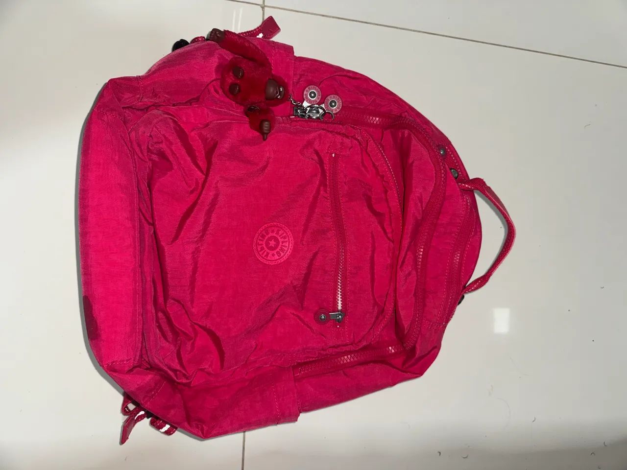 Bolsa Kipling Original Rosa  - Foto 4