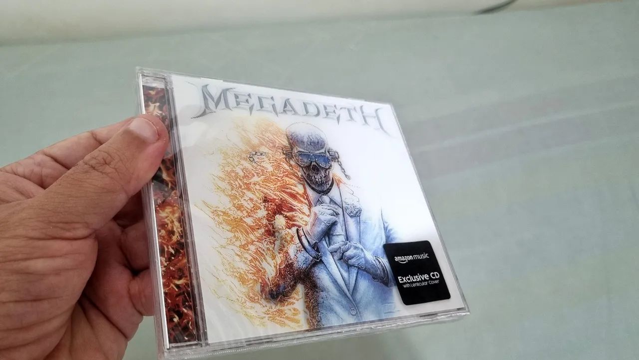 Megadeth 2026 capa lenticular cd - Foto 3