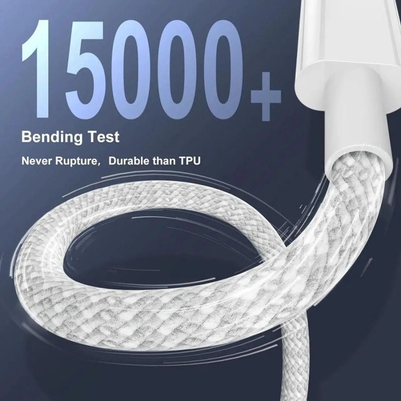Cabo USB-C para USB-C para smartphone, pc - Foto 5