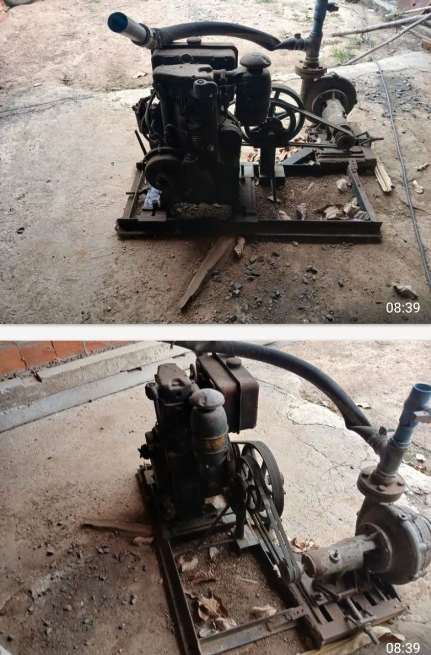Motor Agrale 12 CV com bomba aclopada