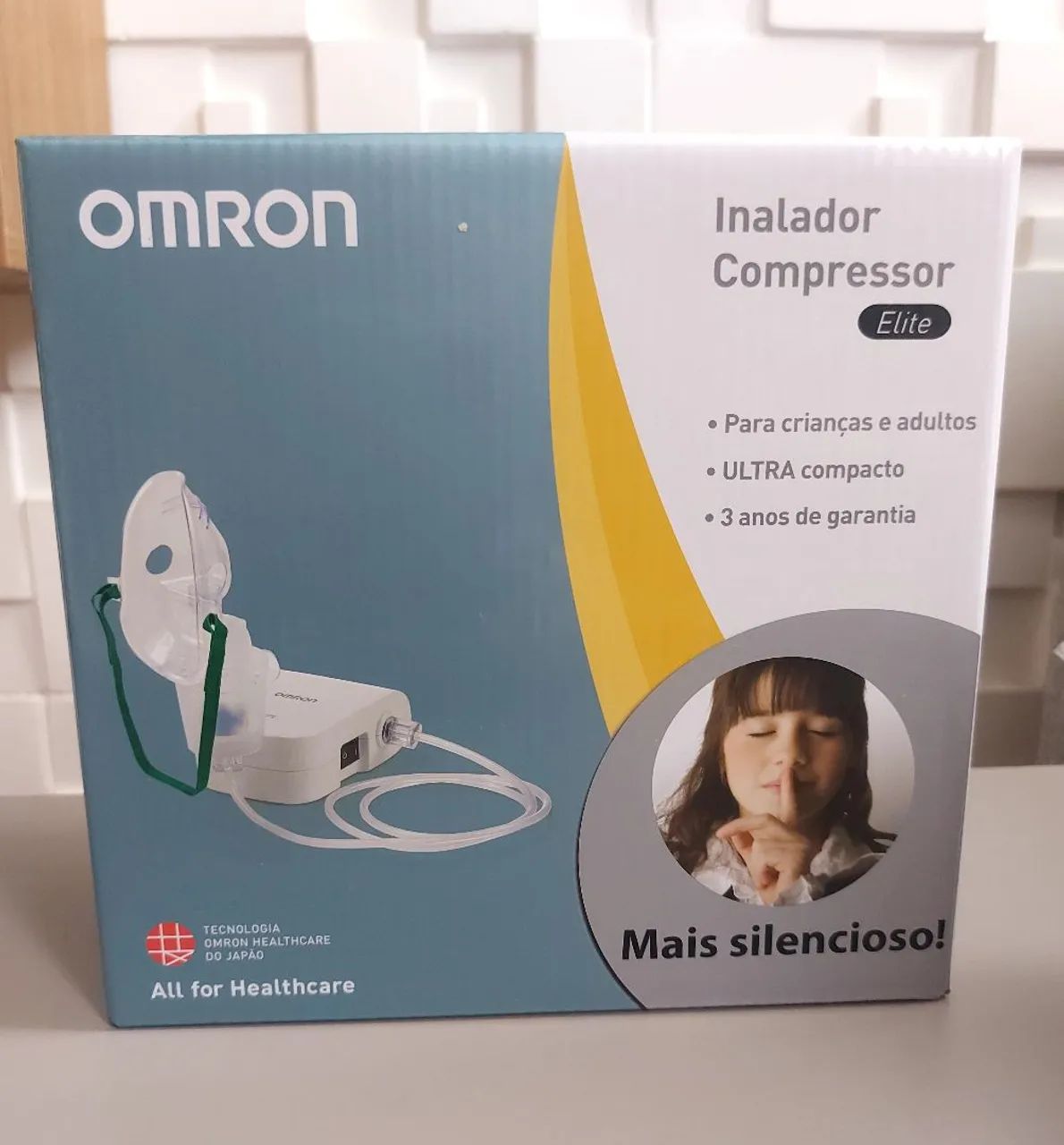 Inalador e Nebulizador Compressor Omron Elite