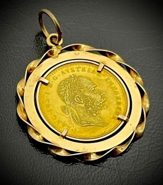 Moeda/ Pingente em Ouro 24k - Foto 2