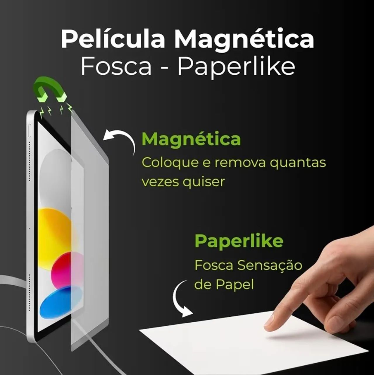 Película Magnética Paperlike Samsung Galaxy Tab S10 FE+ - Foto 2