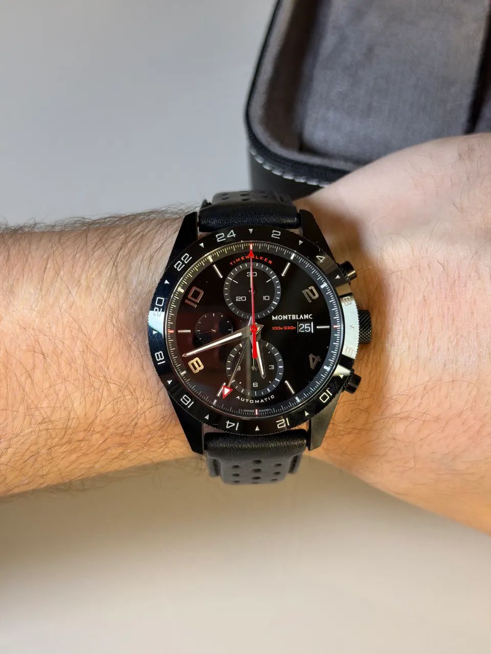 Relógio Montblanc Timewalker UTC cronômetro automático  - Foto 4
