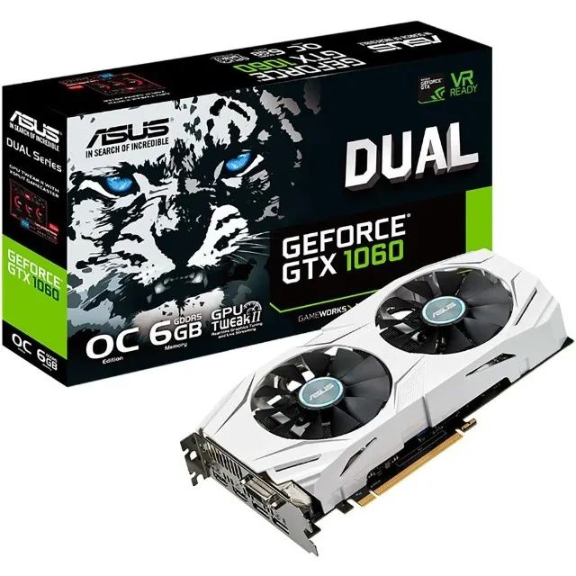Placa de video Asus gtx 1060 6g oc dual - Placas de Vídeo - Alto