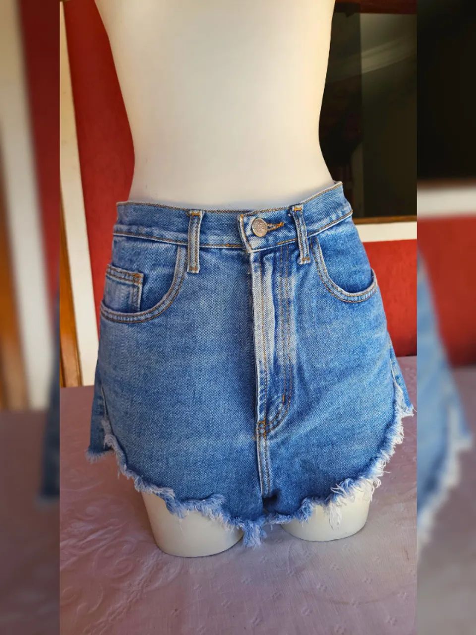 short jeans farm godê destroyed 38