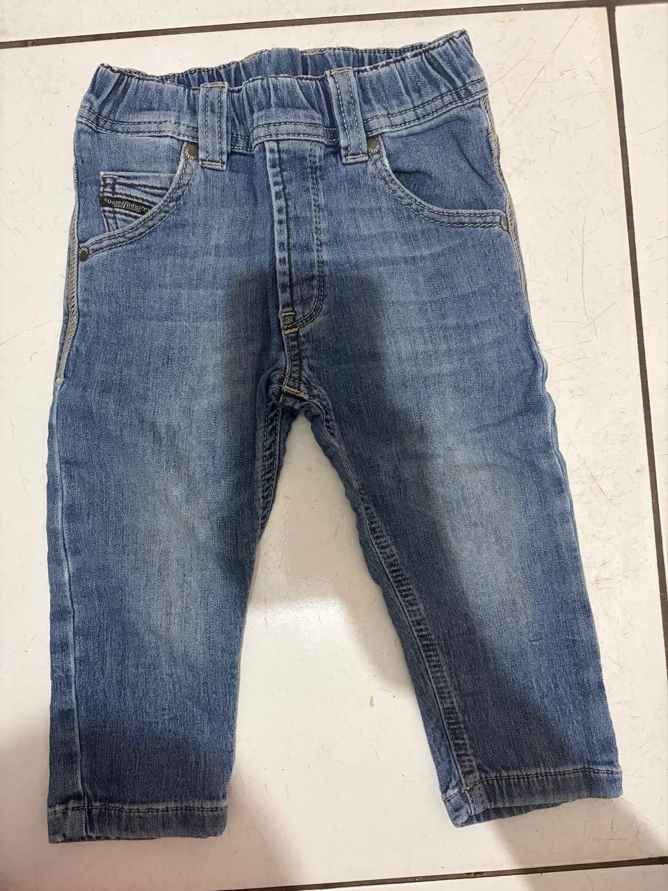 Calça jeans infantil masculina Diesel