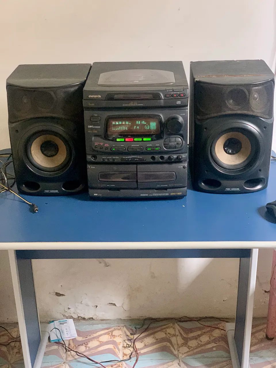 Som Aiwa 520 antigo  - Foto 2