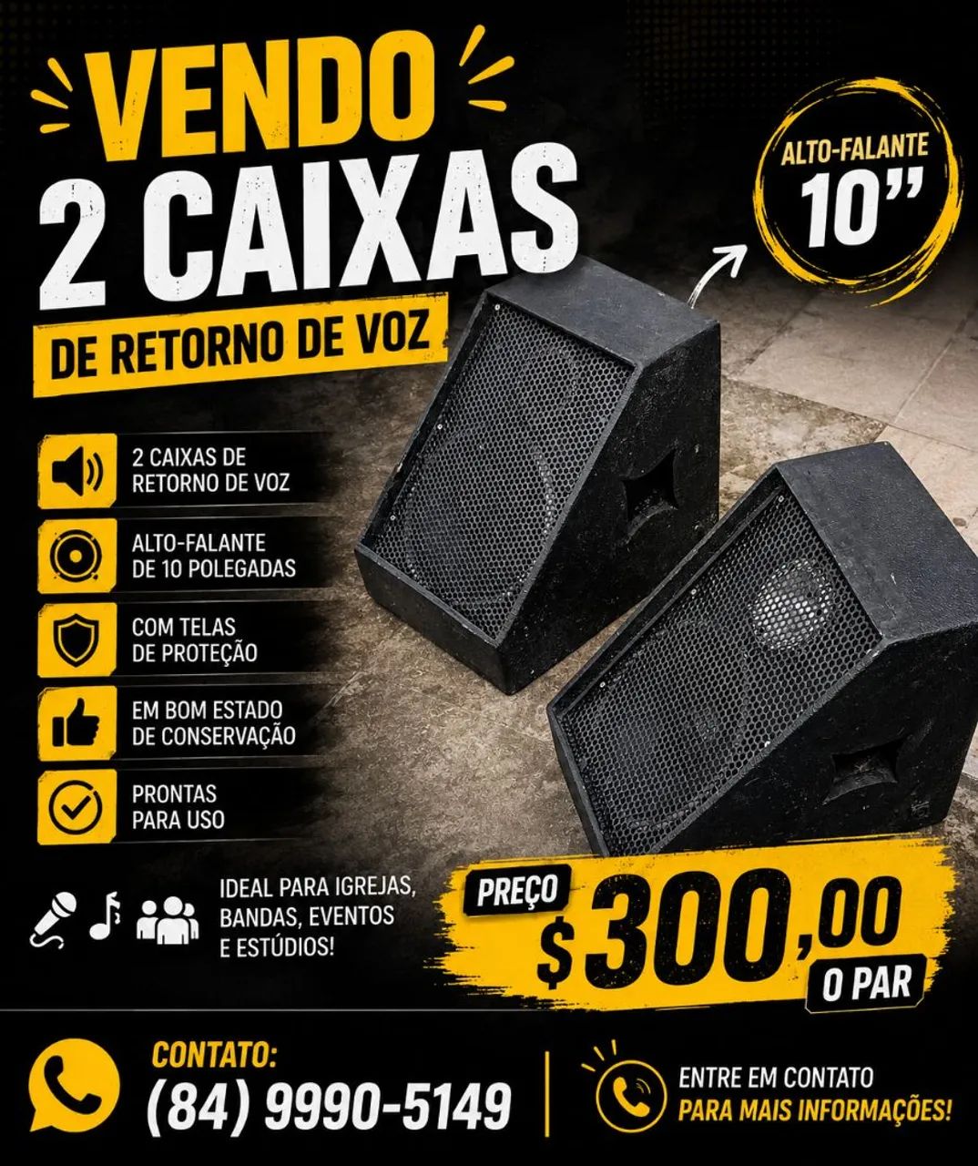 Caixas de som 