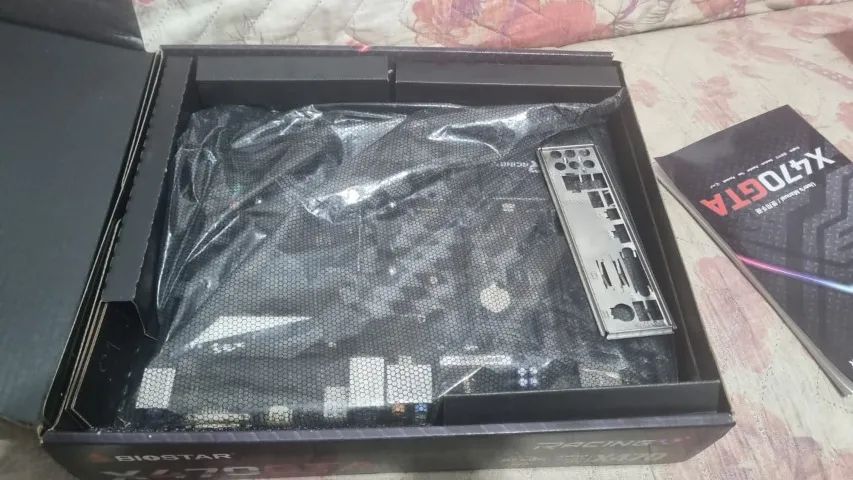 PLACA MÃE BIOSTAR X470 GTA - PARA REPARO / PEÇAS - Foto 5