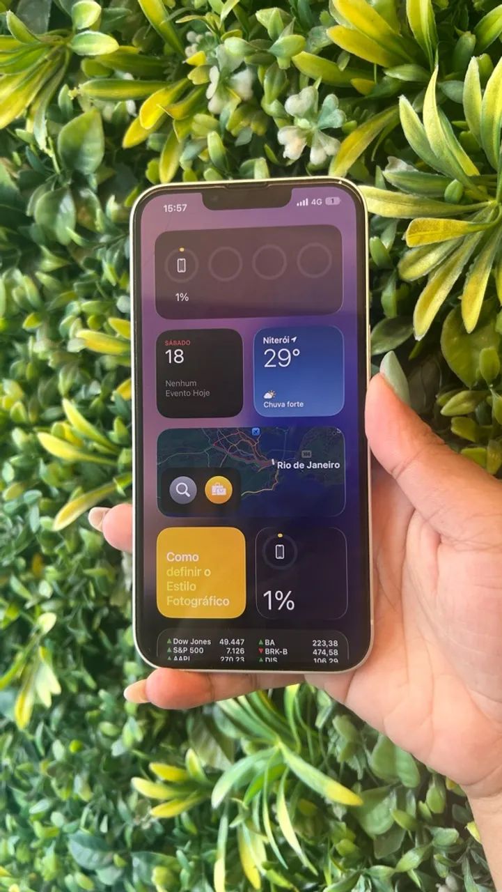 iPhone 13 branco de 128GB