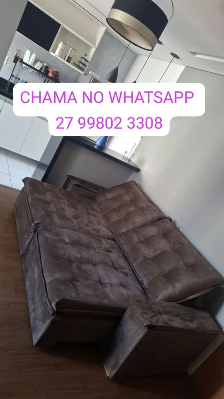 .SOFA RETRATIL 2.30M - FRETE GRATIS