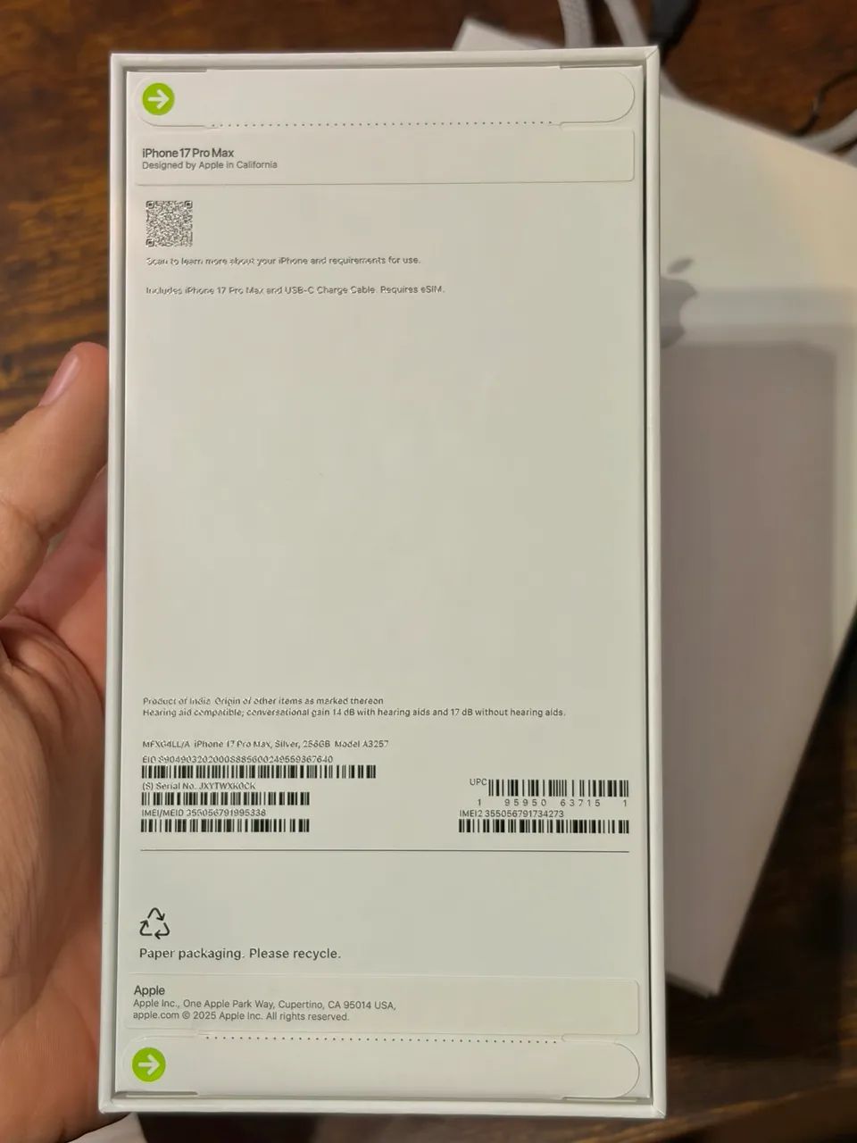 IPhone 17 Pro max lacrado - Foto 2