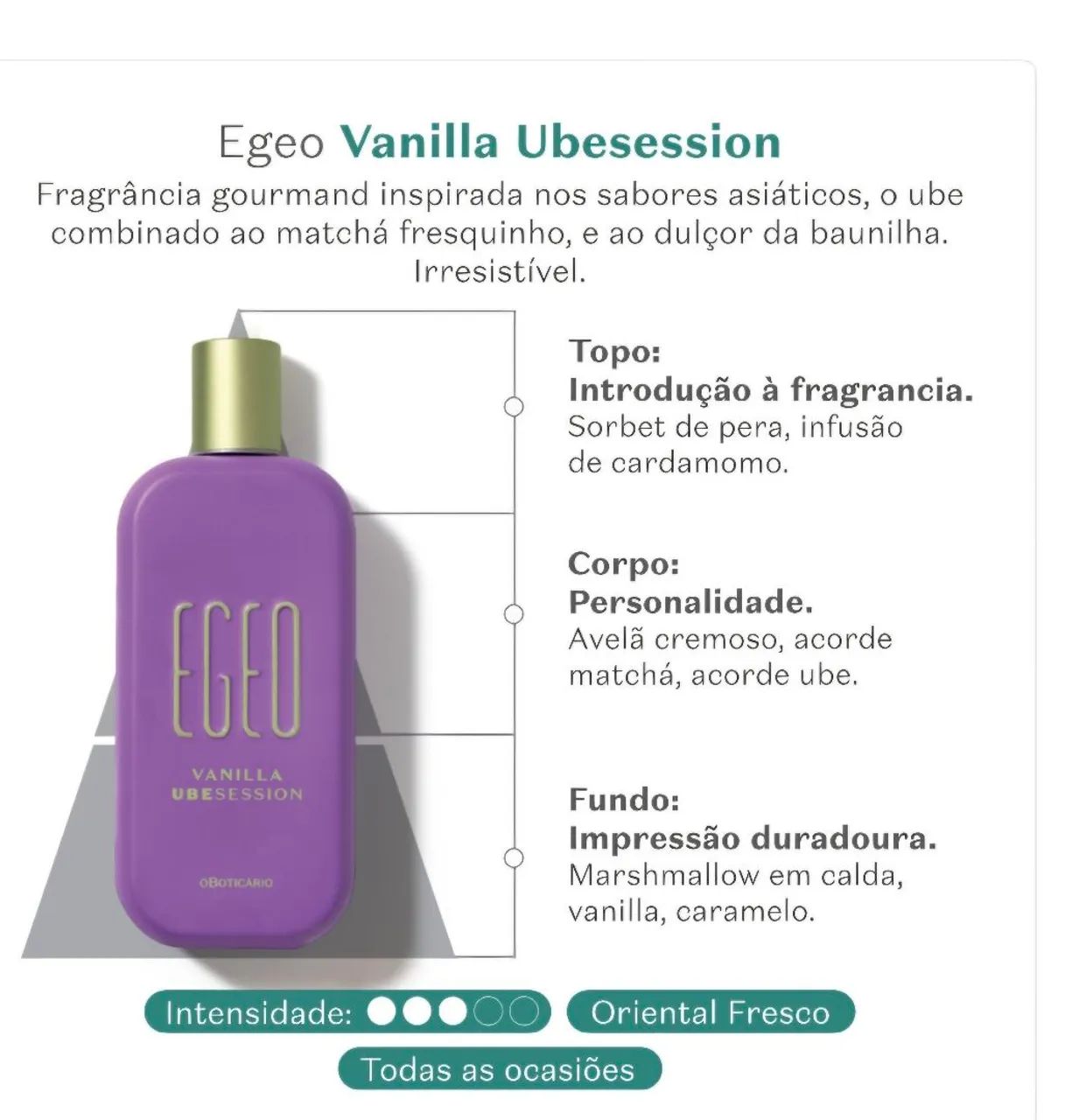 Lançamento Egeo Vanilla Ubesession - Foto 2