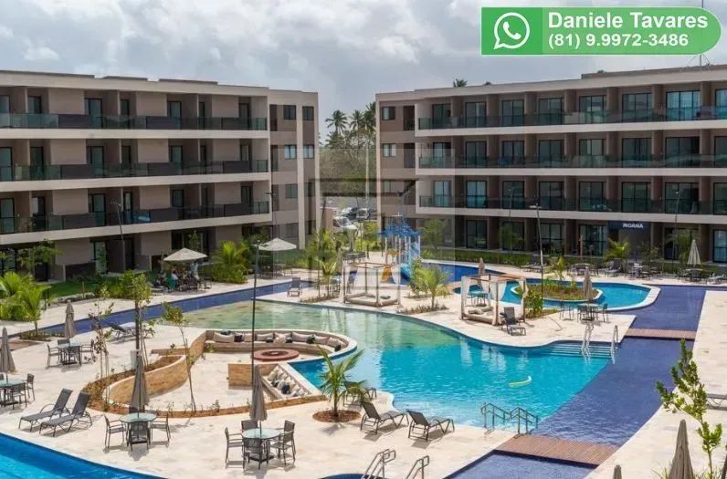Flat À Venda Em Muro Alto Com Lazer De Resort - Mobiliado