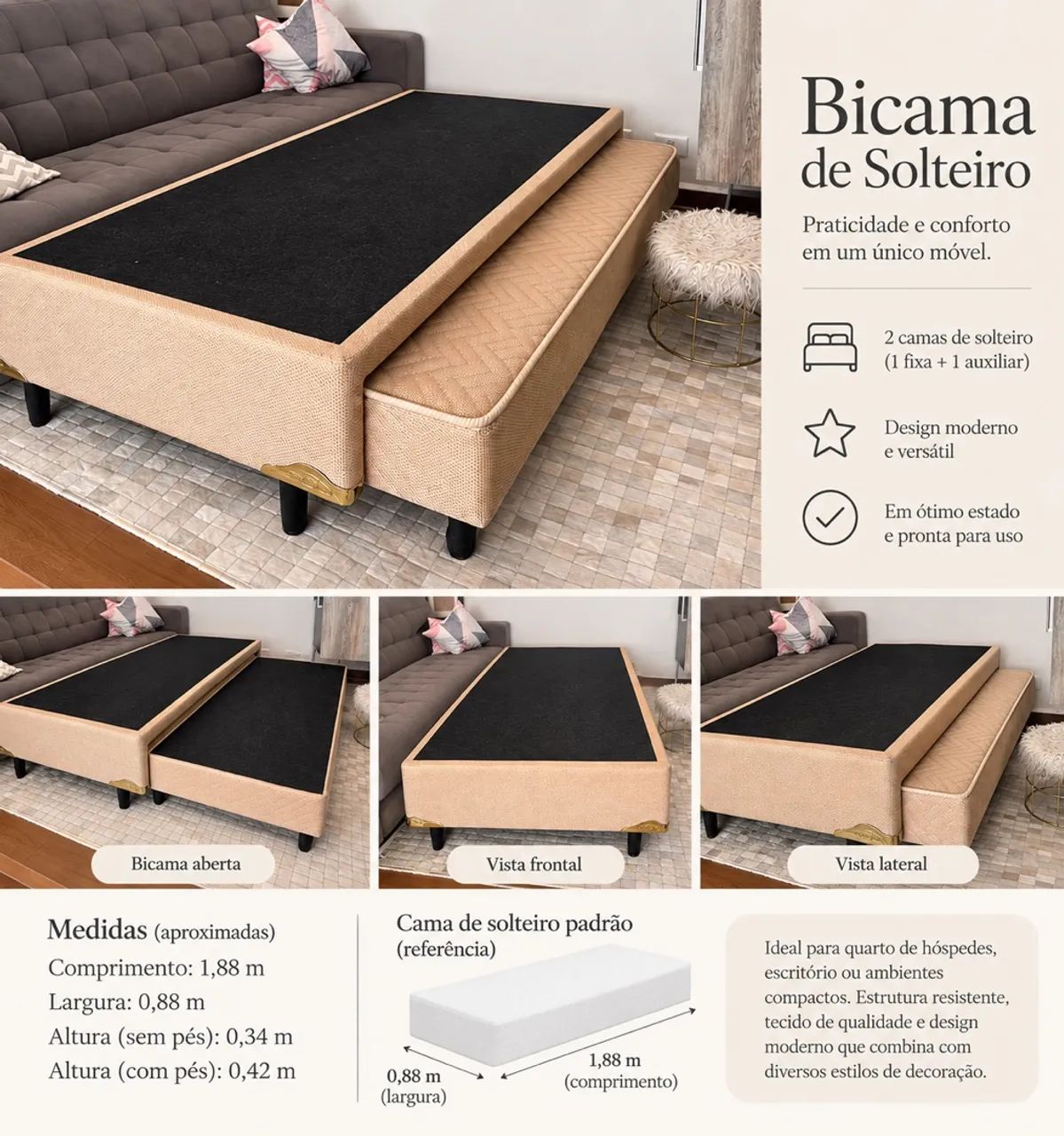 Cama box - bicama 