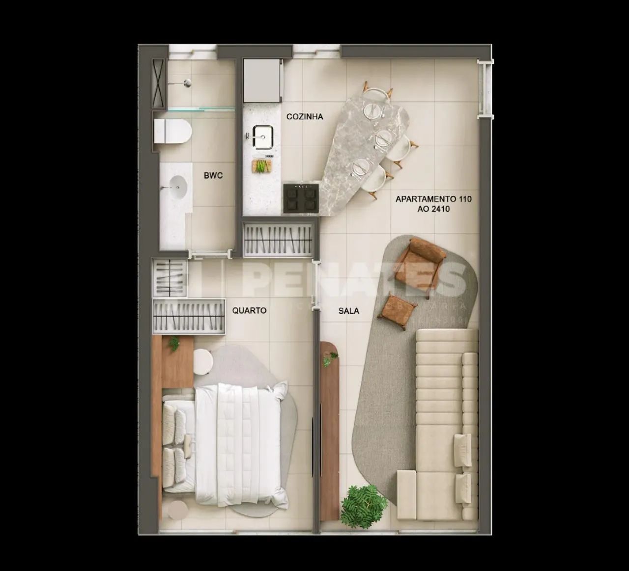 Studio à venda, 1 quarto, Capim Macio - Natal/RN - Foto 5