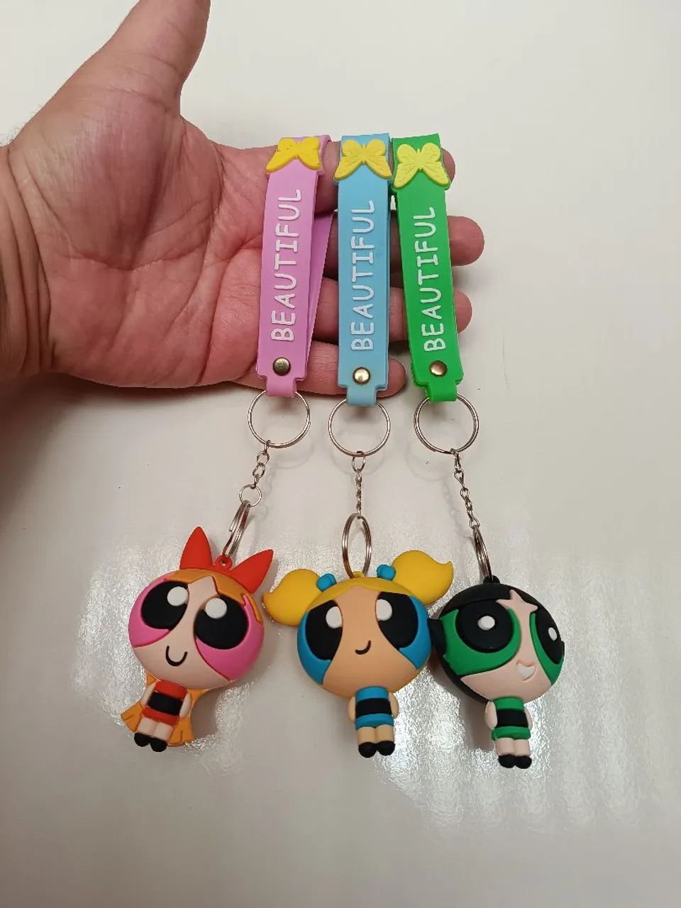 Conjunto chaveiros Meninas Super Poderosas
