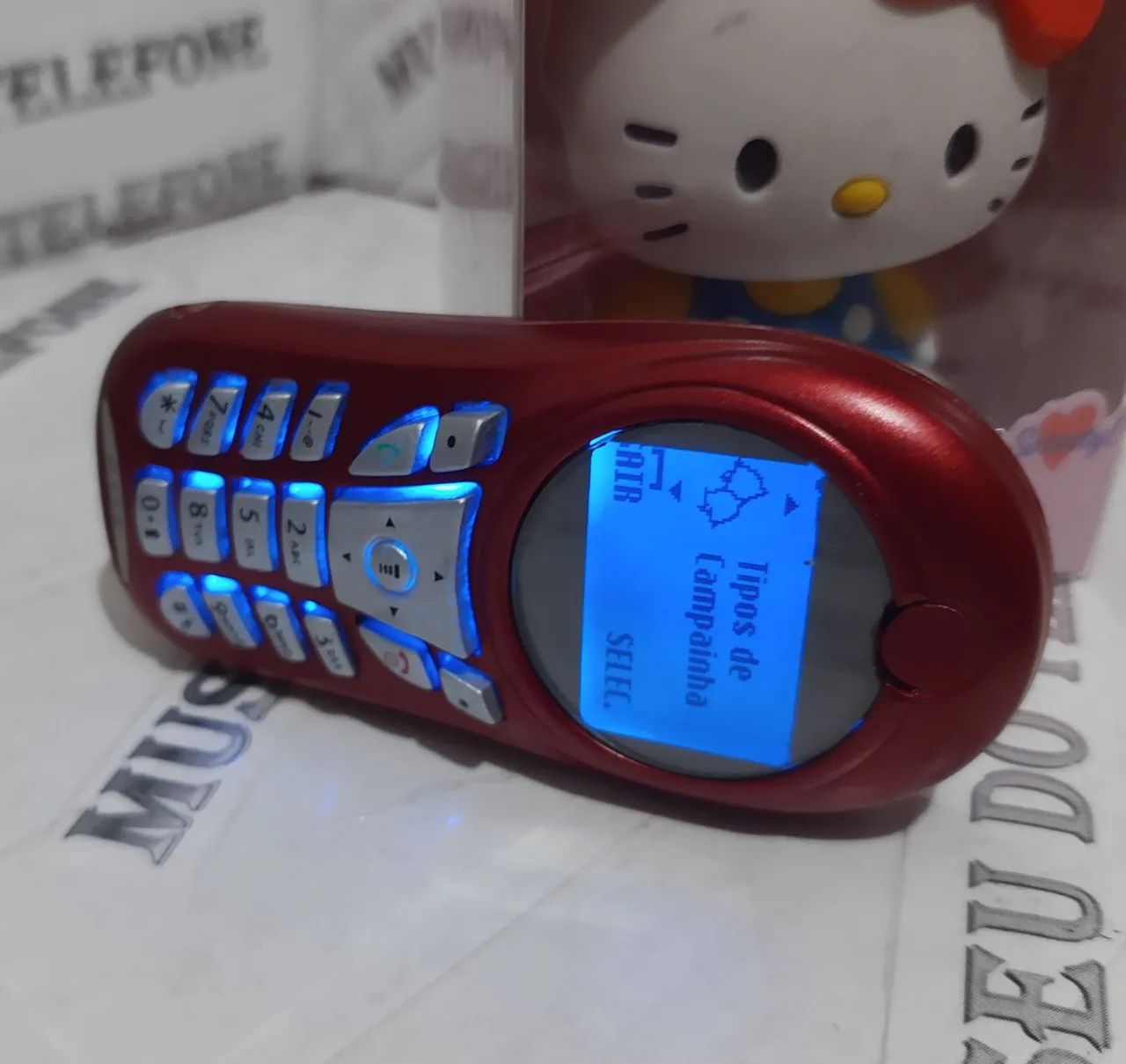 Motorola c115 red celular antigo RELIQUIA da Tim - Foto 5