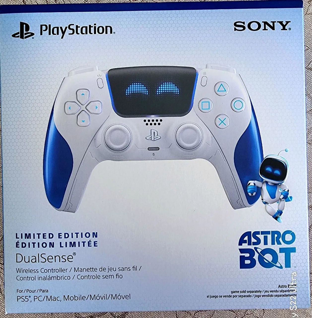 Dualsense PS5 Astro Bot Edição Limitada 