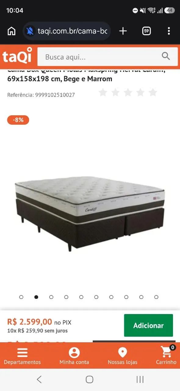 Cama box Queen